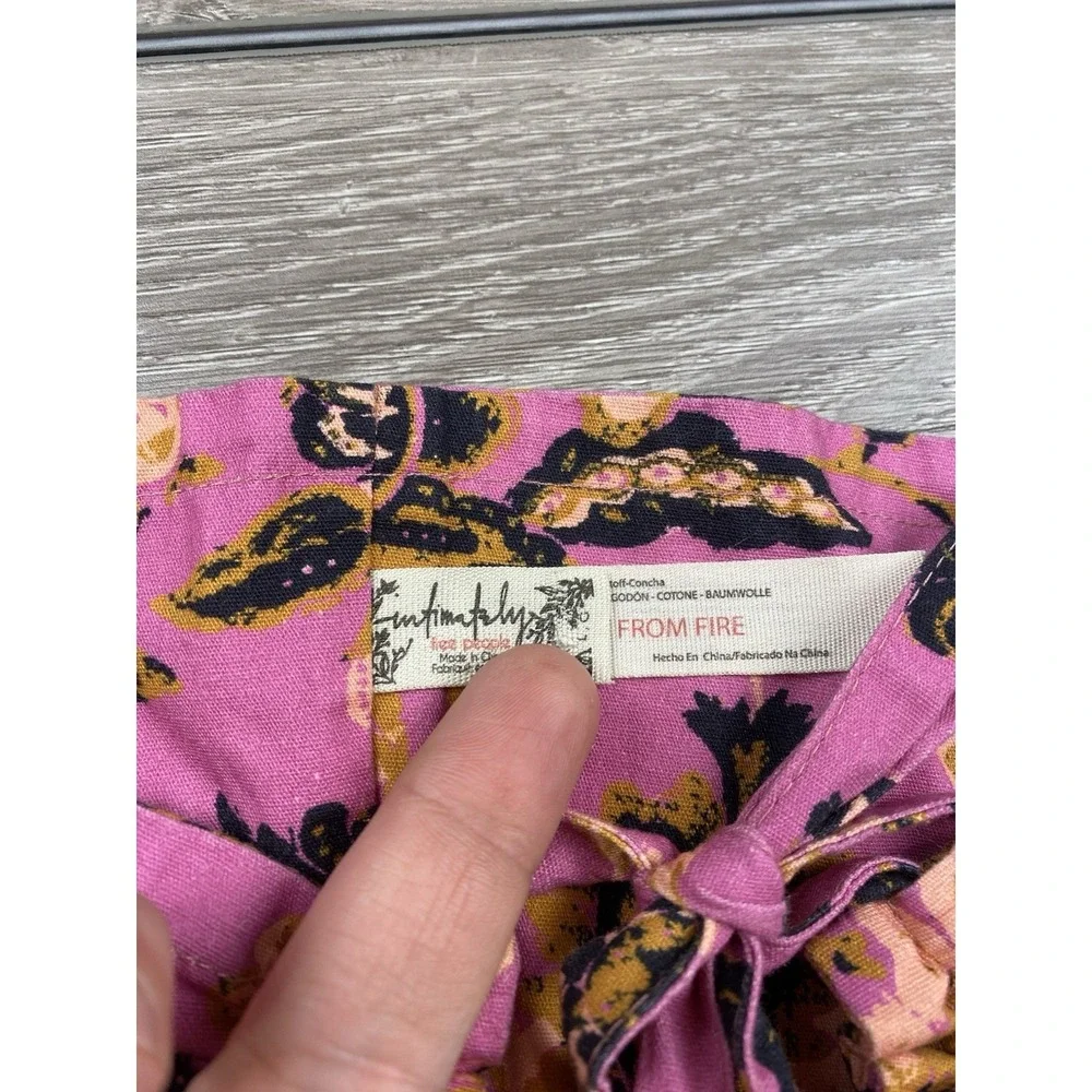 Free People Intimately Summer of Love‎ Convertible Bandeau Top Pink One Size